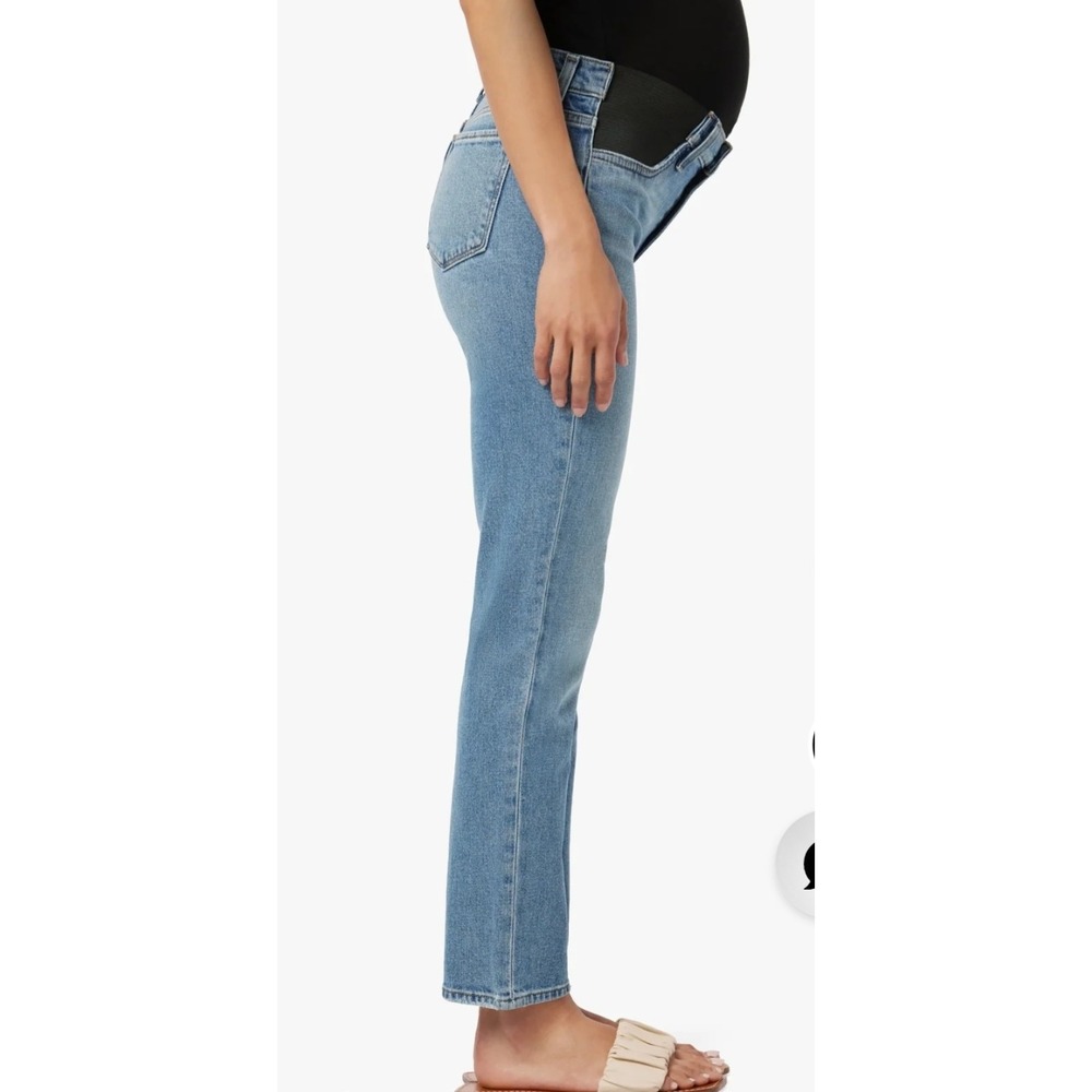 Joes Jeans The Lara Mid Rise Cigarette Ankle Maternity Jeans Ethos Blue 34 New